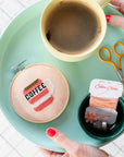Coffee Cup Cross Stitch Kit