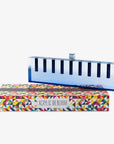 Apeloig Collection Acrylic Menorah & Flower Vase – Modern Hanukkah Menorah
