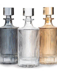 Vertical Optic Decanter-Amber-10.5"H(28oz)