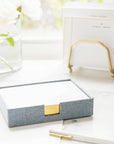 Desk Jotter, Chambray