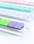 MAHJONG RACKS | Premium Acrylic | 4 Racks + 4 Pushers