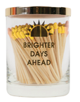 Brighter Days Ahead - Match Set + Rocks Glass Duo - 200 Matches + Rocks Glass Set