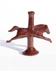 Dala Horse Candlestick Holder | Dark Chocolate