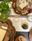 Vintage English Bread Board, Medium Scalloped