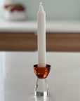 Colored Crystal Candlesticks