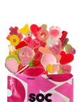 Love Gummy Mix Swedish Candy Bag 8oz Pink