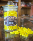 Old Fashioned Apothecary Jar with Banana Candy All Bananas
