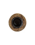 Yuma Boho Carved Stack Taper Holder Wood With Metal Cup