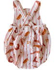 Muslin Retro Sunsuit, Baseball Game