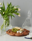 Vintage English Bread Board, Medium Scalloped