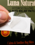 Hydrocolloid Bug Bite Relief Patches - 50 Transparent Patches