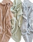 Phufy® Bliss Waffle Blanket, Desert Tan