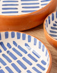 Moroccan Nesting Dish Set - Blue Stripe