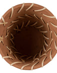 Denver Terracotta Planter Pot Woven Rattan