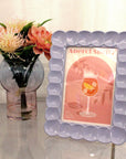 Periwinkle Bubble Picture Frame, 5x7