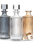Vertical Optic Decanter-Amber-10.5"H(28oz)