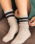 Snow Varsity Socks