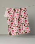 Pink Tidings Luxe Kitchen Towel - Holiday 2026