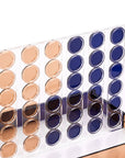 Acrylic Four in a Row - Navy & Beige