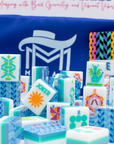 My Fair Mahjong Crystal Collection – Prism Series Tile Set (Blue)