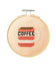 Coffee Cup Cross Stitch Kit