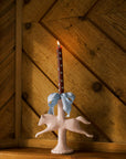 Dala Horse Candlestick Holder | Light Pink