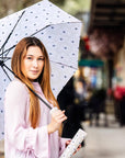Nikki on Grey Bottle Umbrella