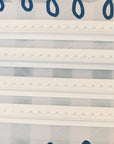 White Scalloped Wooden Mahjong Racks - 20 inches