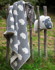 David Fusenegger CARLA Sheep Throw Blanket 53"x79"