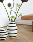 Kähler - Omaggio - Large Hand-Painted Ceramic Vase - Black