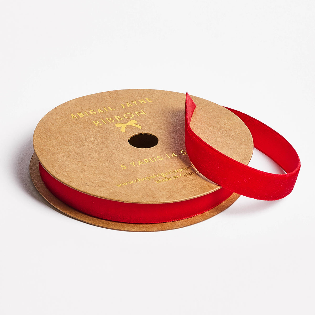 Velvet Ribbon - Ruby Red