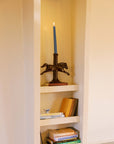 Dala Horse Candlestick Holder | Dark Chocolate