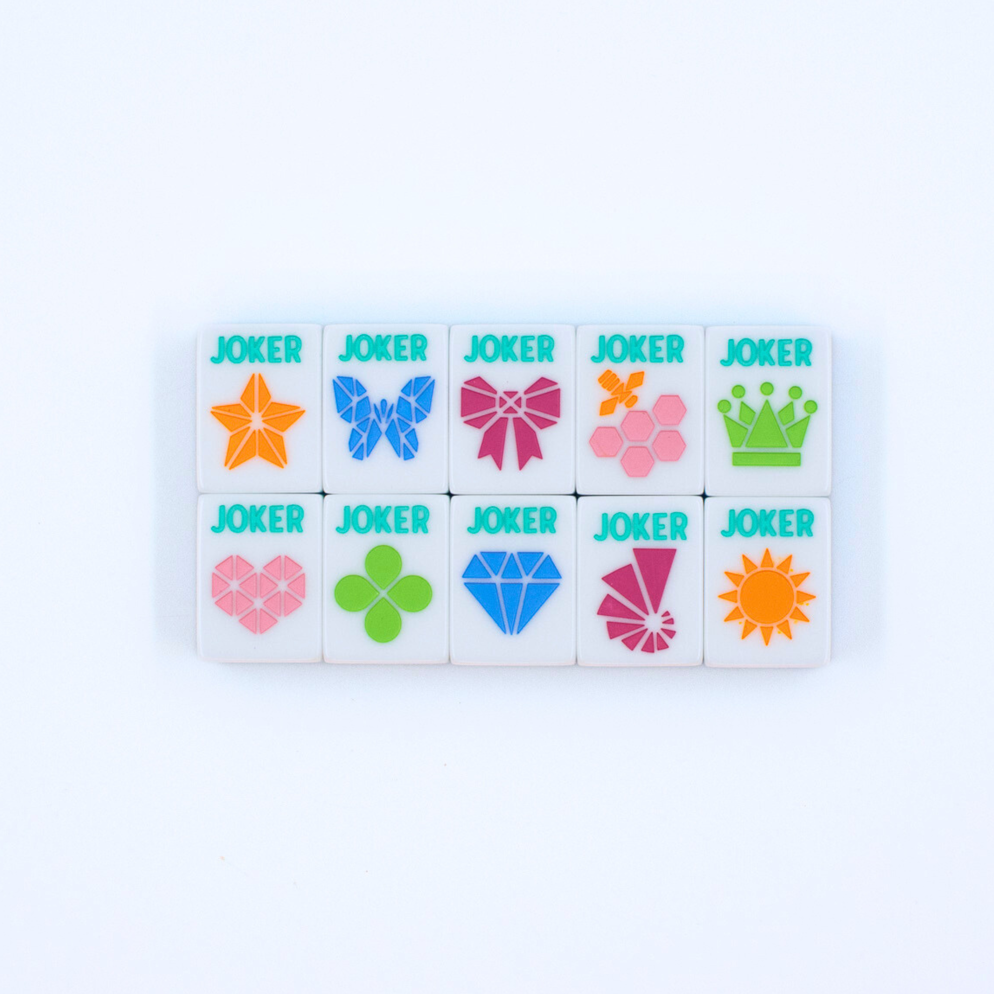 My Fair Mahjong Crystal Collection – Prism Series Tile Set (Blue)