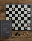 Checkers & Backgammon Vintage Bookshelf Edition