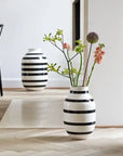 Kähler - Omaggio - Large Hand-Painted Ceramic Vase - Black