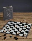 Checkers & Backgammon Vintage Bookshelf Edition