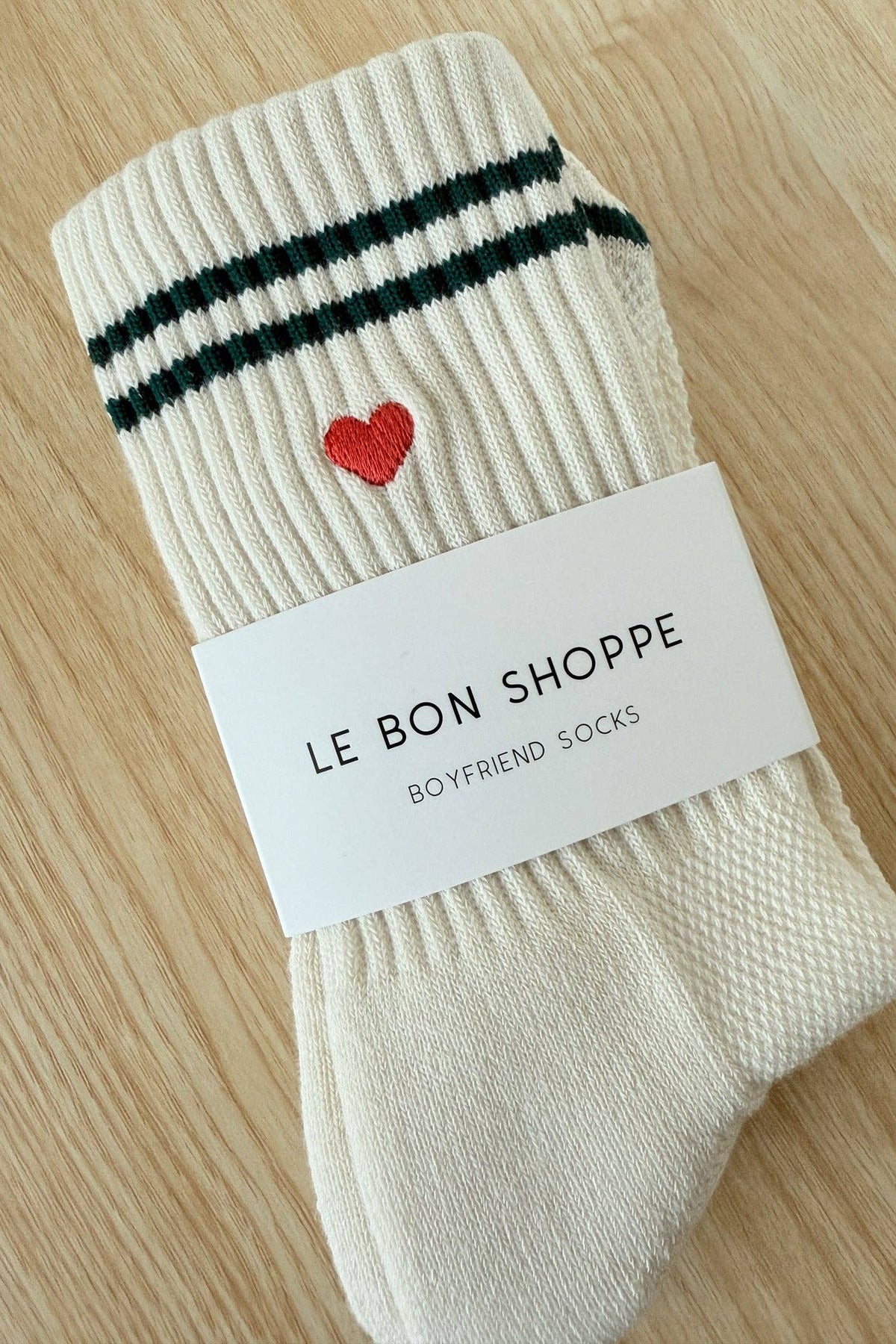 Embroidered Boyfriend Socks