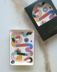 Porcelain Trinket Dish | Rainbow Snake
