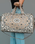 Tan Bandana Duffel