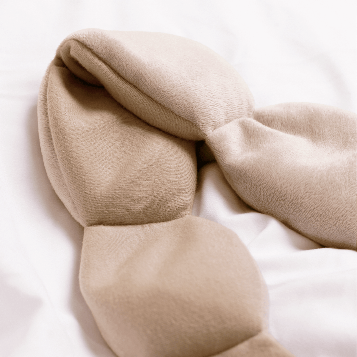 Latte Weighted Sleep Mask - Eye Mask Nodpod Weighted Sleep Mask