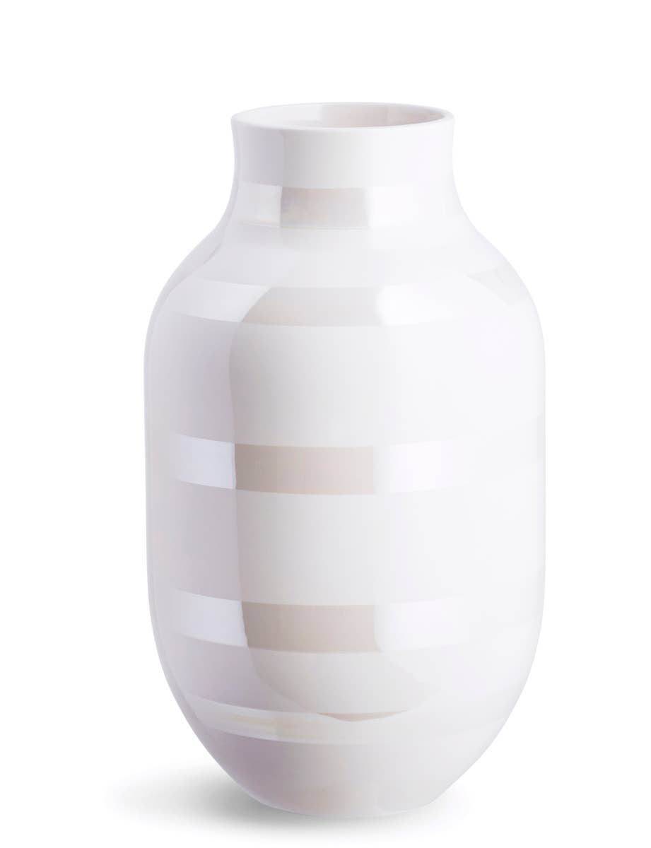Kähler - Omaggio - Large Ceramic Vase - Mother of Pearl