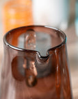 Handblown Glass Pitcher - Tamarind