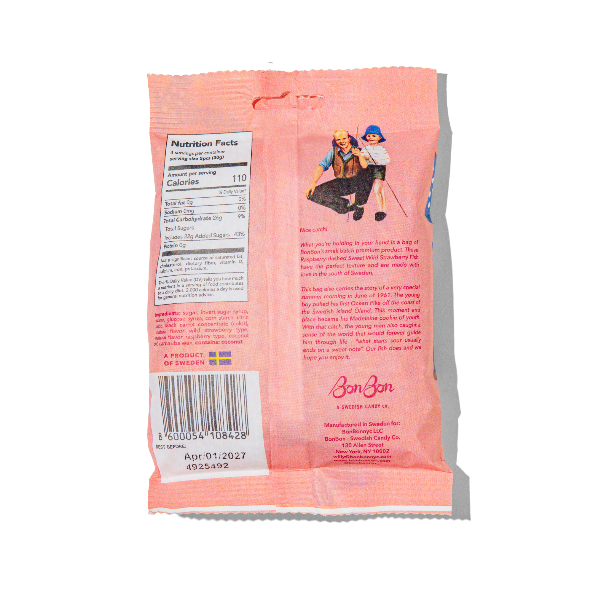 BonBon Sweet Wild Strawberry Fish