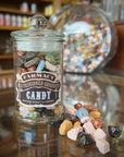Old Fashioned Apothecary Jar nostalgic Chocolate Rocks Candy