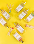 I Hate Everyone - Glass Bottle Safety Matches - Aqua