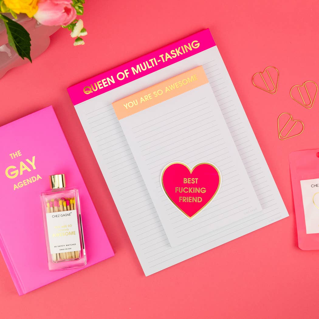 Heart - Unique Gold Plated Paper Clips - Pack of 25