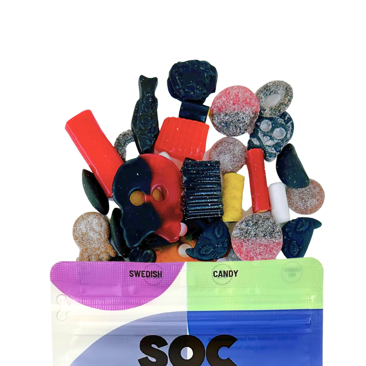 Licorice Mix Swedish Candy Bag 8oz
