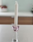 Colored Crystal Candlesticks