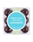 Dark Chocolate Sea Salt Caramels - Small