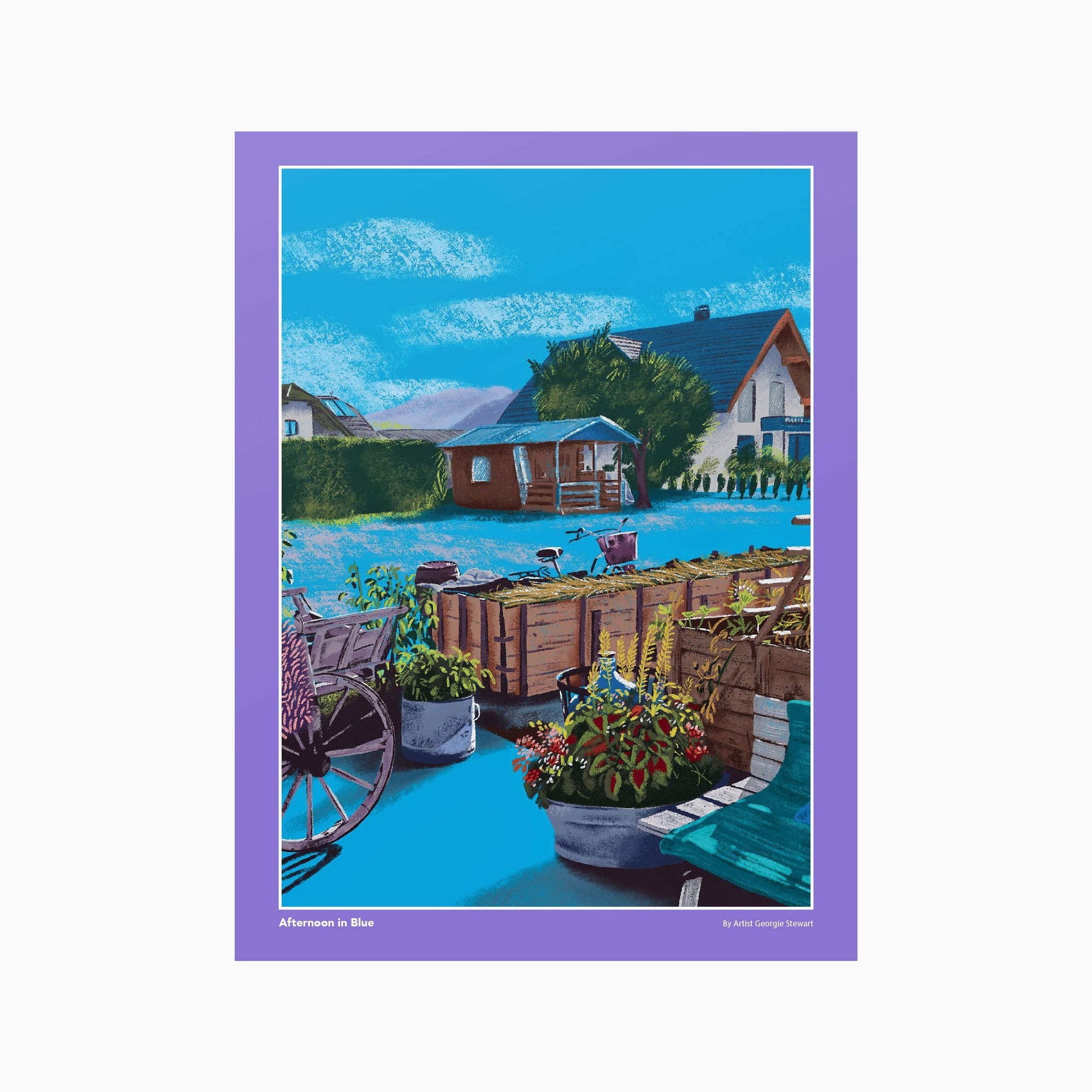 Canvas Classics Afternoon in Blue 500 Piece Puzzle